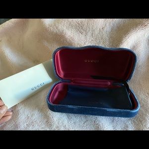 Gucci Velvet Hard Shell Sunglasses/Glasses Case